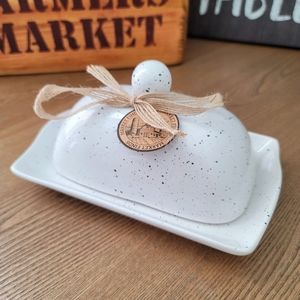 NEW Farmhouse Style Butter Dish